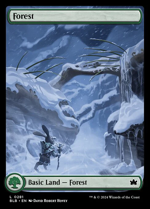 Forest (281) - FULL ART - Bloomburrow