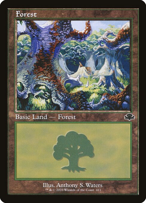 Forest (411) - Dominaria Remastered
