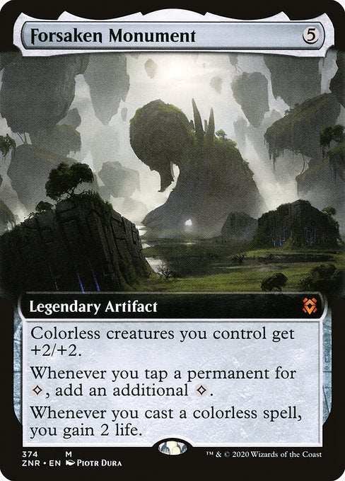 Forsaken Monument (374) - EXTENDED ART - Zendikar Rising