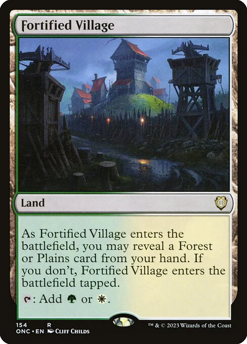 Fortified Village (154) - Phyrexia: All Will Be One Commander