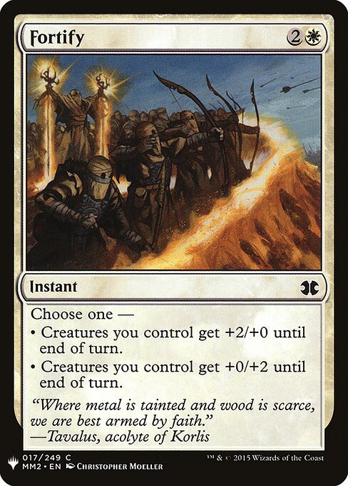 Fortify (MM2-17) - The List