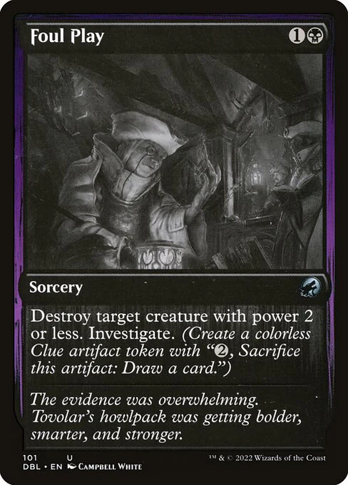 Foul Play (101) (Foil) - Innistrad: Double Feature