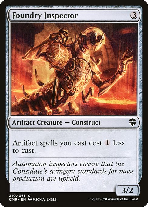 Foundry Inspector (310) (Foil) - Commander Legends