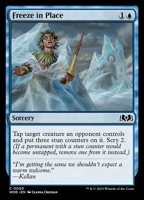 Freeze in Place (50) (Foil) - Wilds of Eldraine
