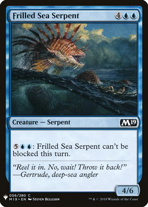 Frilled Sea Serpent (M19-56) - The List