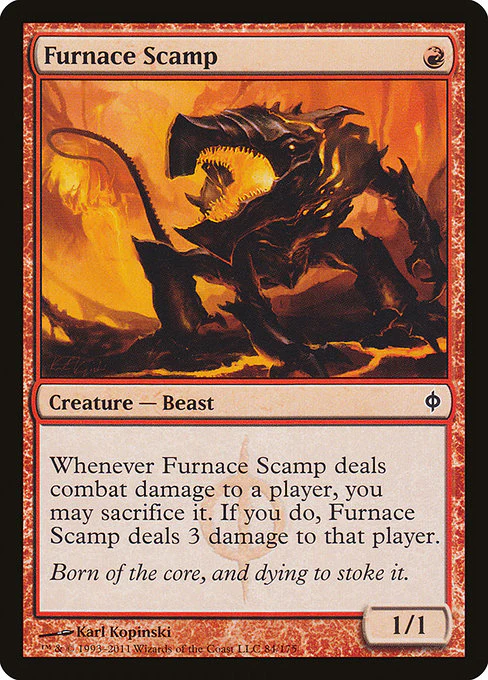 Furnace Scamp (84) (Foil) - New Phyrexia