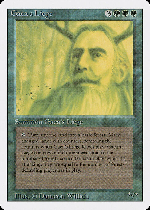 Gaea's Liege (198) - Revised Edition