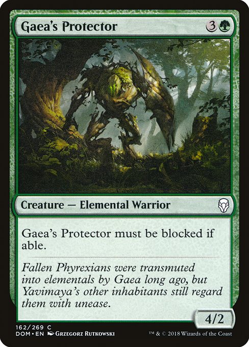Gaea's Protector (162) (Foil) - Dominaria