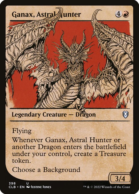 Ganax, Astral Hunter (398) - SHOWCASE - Commander Legends: Battle for Baldur's Gate