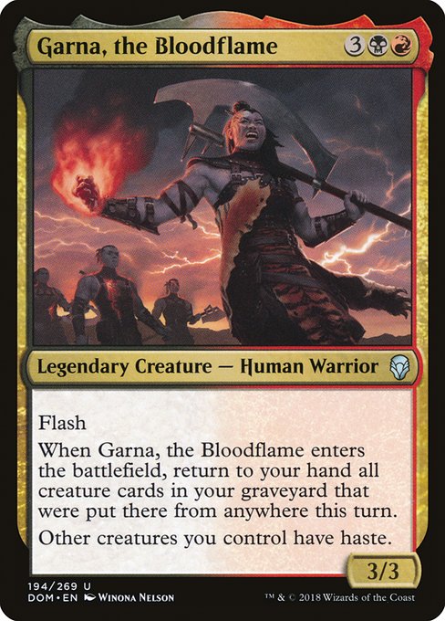 Garna, the Bloodflame (194) (Foil) - Dominaria