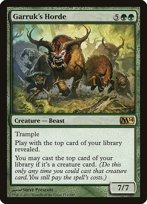 Garruk's Horde (173) - Magic 2014