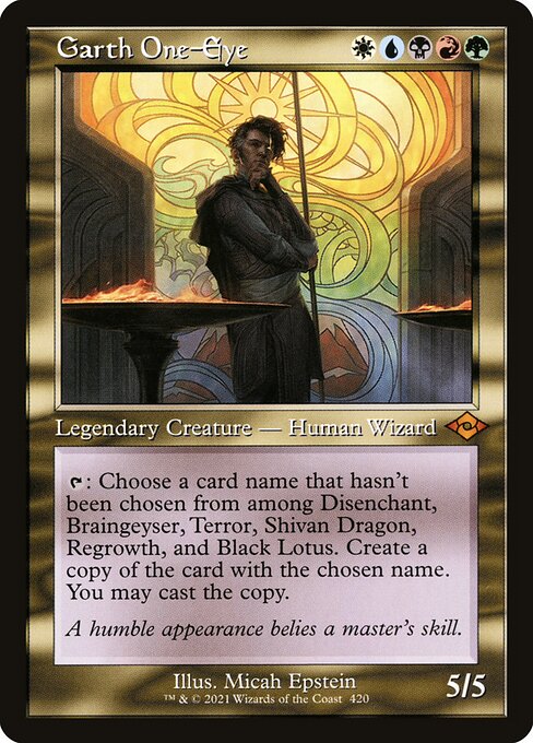 Garth One-Eye (420) (Etched) - Modern Horizons 2