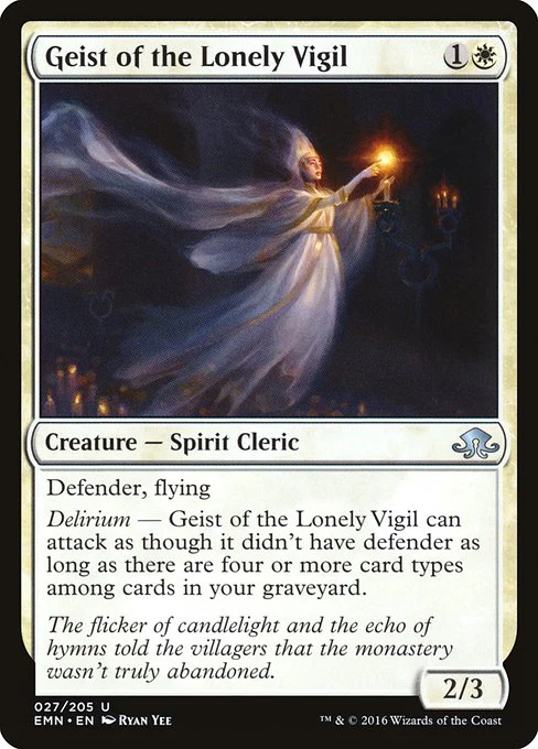 Geist of the Lonely Vigil (27) (Foil) - Eldritch Moon