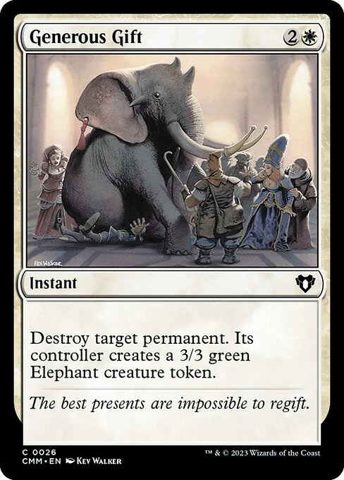 Generous Gift (26) (Foil) - Commander Masters