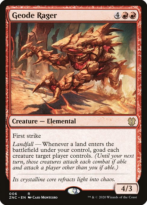 Geode Rager (6) - Zendikar Rising Commander