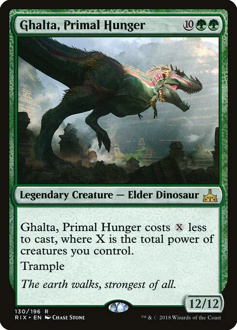 Ghalta, Primal Hunger (130) (Foil) - Rivals of Ixalan