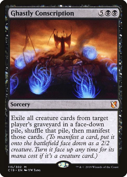 Ghastly Conscription (115) - Commander 2019