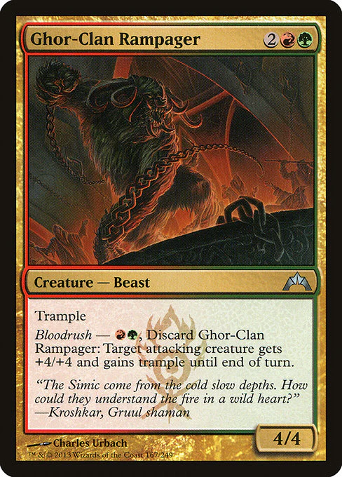 Ghor-Clan Rampager (167) (Foil) - Gatecrash