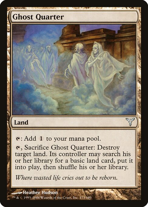 Ghost Quarter (173) (Foil) - Dissension