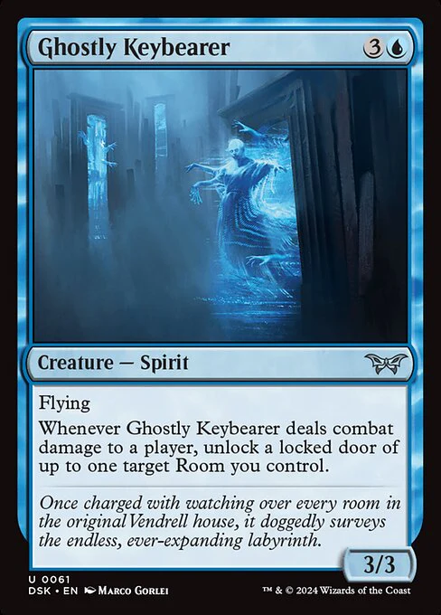 Ghostly Keybearer (61) - Duskmourn: House of Horror