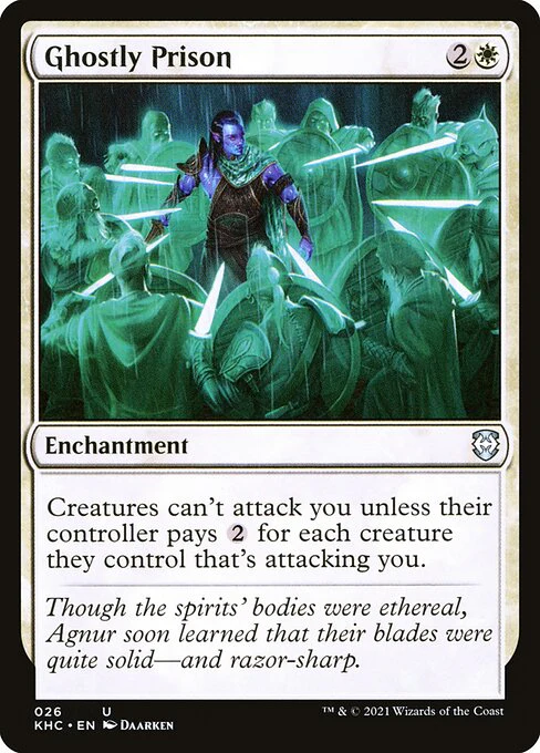 Ghostly Prison (26) - Kaldheim Commander