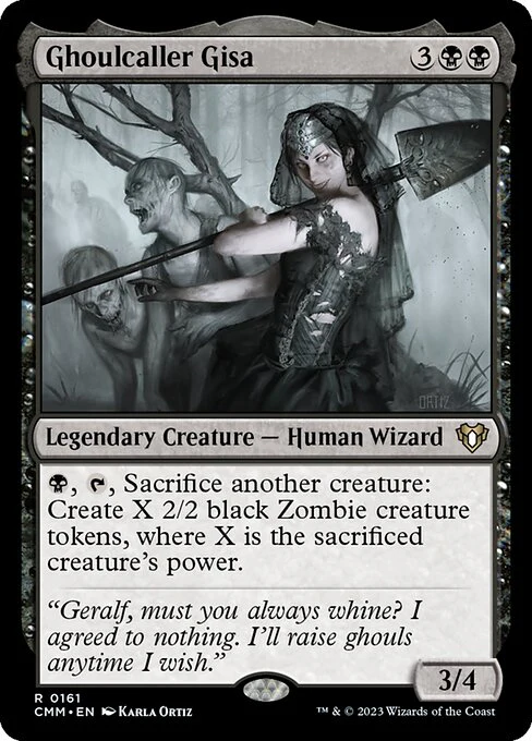 Ghoulcaller Gisa (161) - Commander Masters
