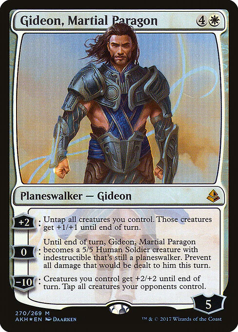 Gideon, Martial Paragon (270) (Foil) - Amonkhet