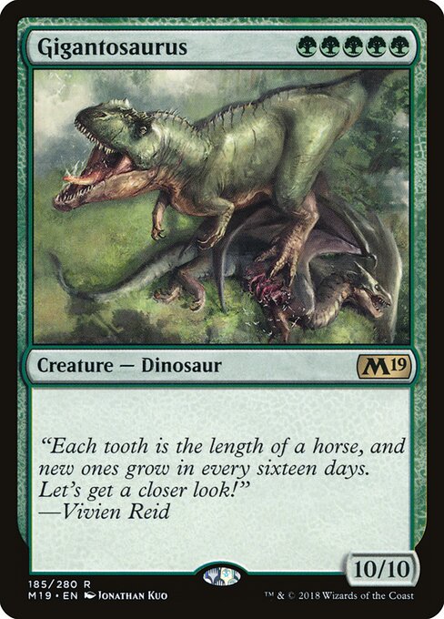 Gigantosaurus (185) - Core Set 2019