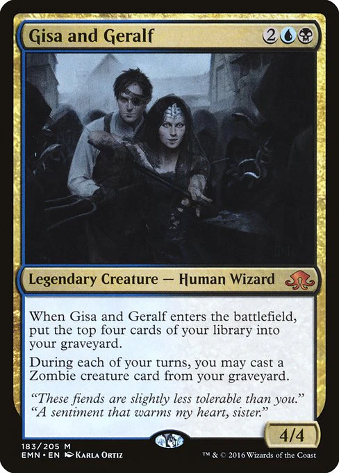 Gisa and Geralf (183) (Foil) - Eldritch Moon