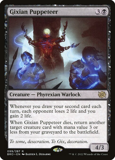 Gixian Puppeteer (99) (Foil) - The Brothers' War