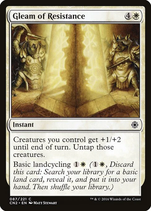Gleam of Resistance (87) (Foil) - Conspiracy: Take the Crown