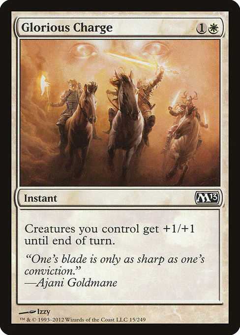 Glorious Charge (15) (Foil) - Magic 2013