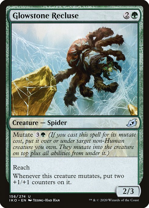 Glowstone Recluse (156) (Foil) - Ikoria: Lair of Behemoths
