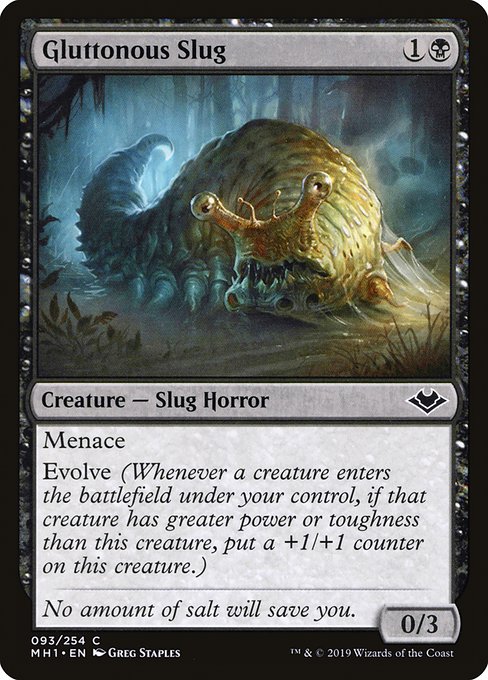 Gluttonous Slug (93) (Foil) - Modern Horizons