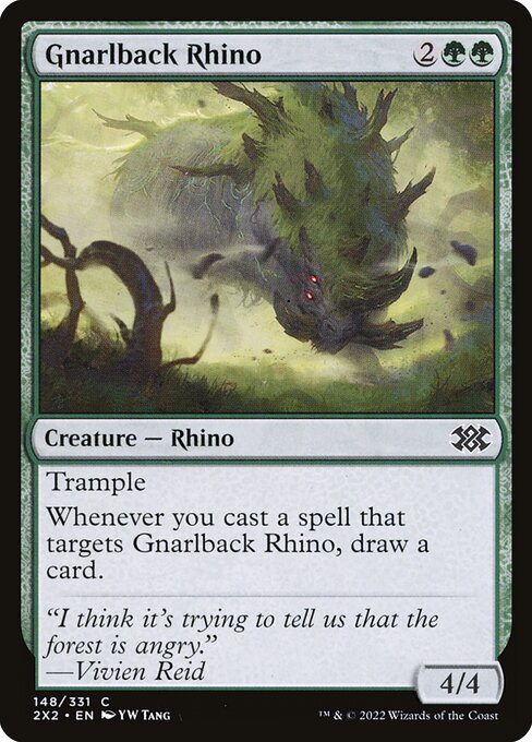 Gnarlback Rhino (148) - Double Masters 2022