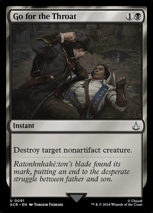 Go for the Throat (91) (Foil) - Assassin's Creed