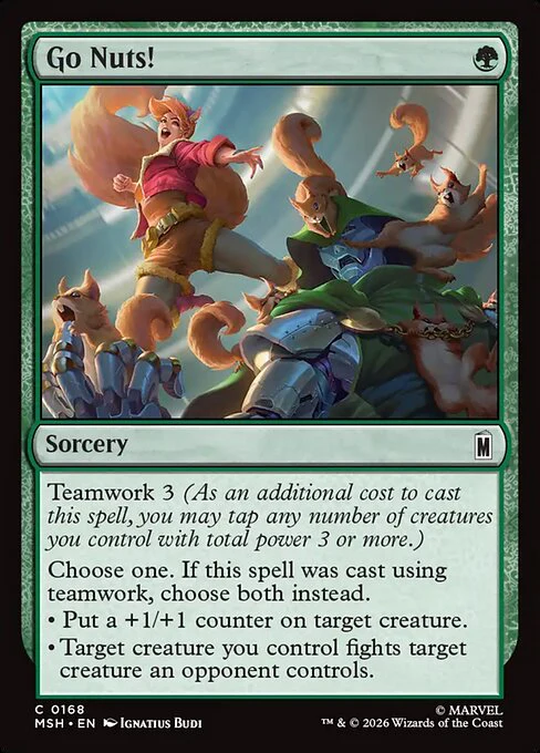 Go Nuts! (168) (Foil) - Marvel Super Heroes
