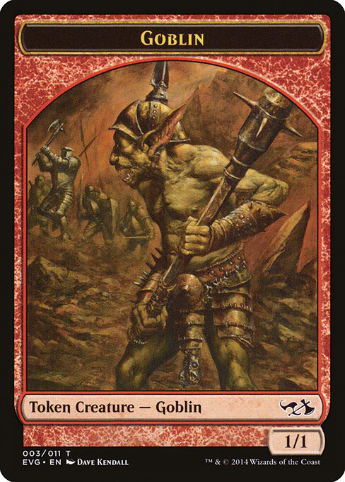 Goblin (3) - Duel Decks Anthology: Elves vs. Goblins Tokens