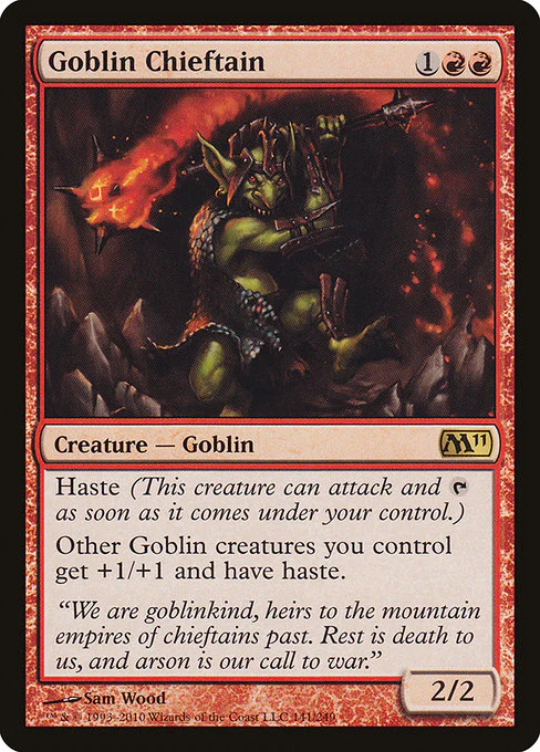 Goblin Chieftain (141) - Magic 2011