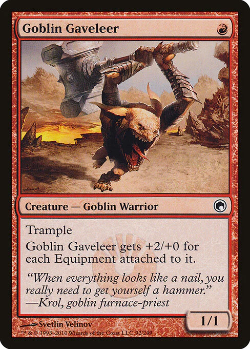 Goblin Gaveleer (92) (Foil) - Scars of Mirrodin