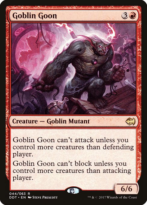 Goblin Goon (44) - Duel Decks: Merfolk vs. Goblins