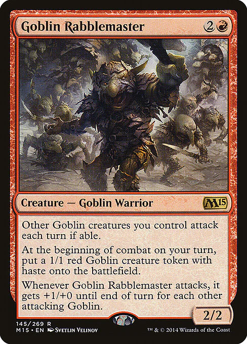 Goblin Rabblemaster (145) - Magic 2015
