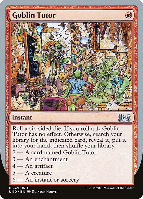 Goblin Tutor (53) - Unsanctioned
