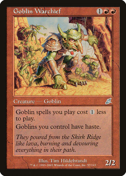 Goblin Warchief (97) - Scourge