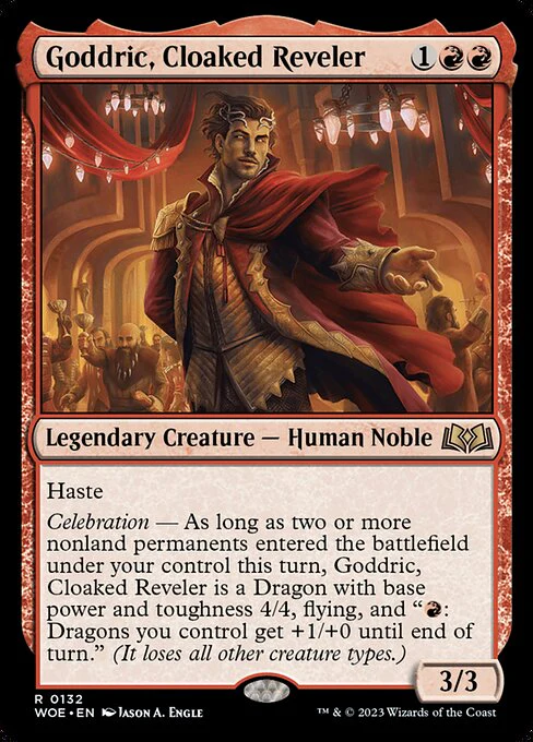 Goddric, Cloaked Reveler (132) - Wilds of Eldraine