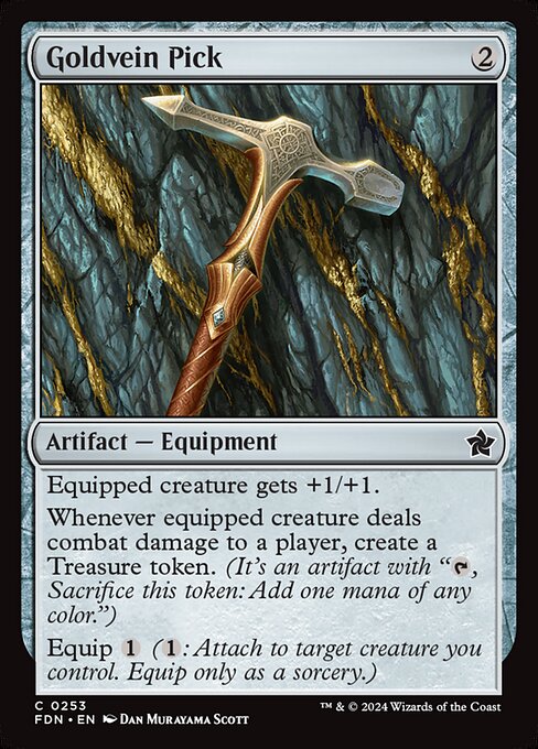 Goldvein Pick (253) - Foundations