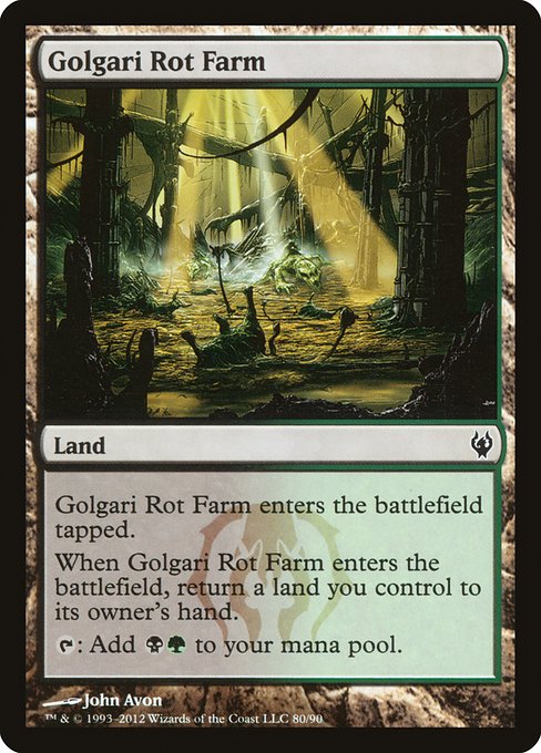 Golgari Rot Farm (80) - Duel Decks: Izzet vs. Golgari