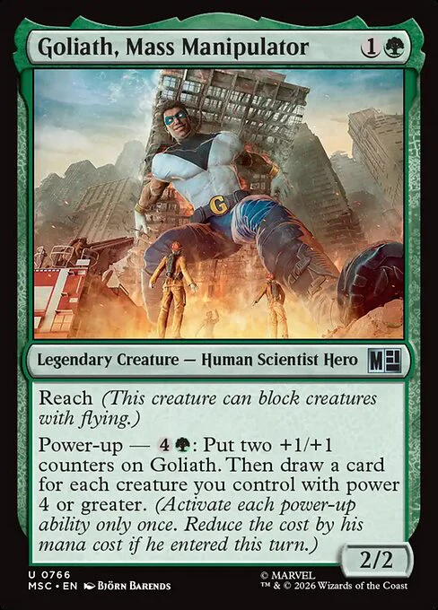 Goliath, Mass Manipulator (766) - Marvel Super Heroes Commander
