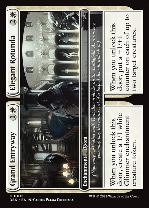 Grand Entryway // Elegant Rotunda (15) (Foil) - Duskmourn: House of Horror