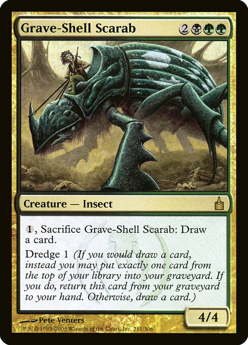Grave-Shell Scarab (211) - Ravnica: City of Guilds